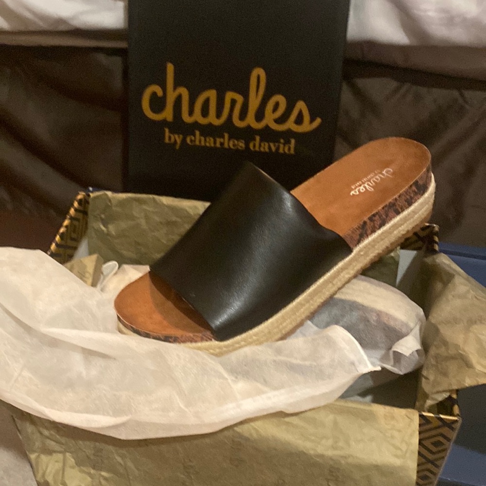 Charles David sandals sz8.5, NWB